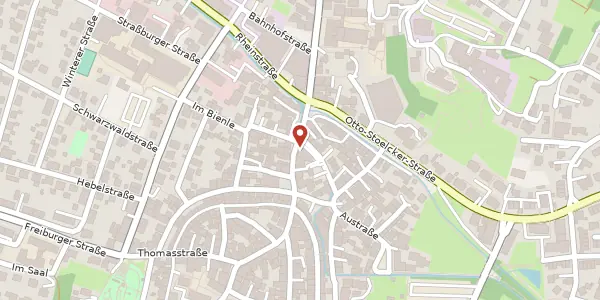 Karte der Umgebung von Friedrichstraße 53, 77955 Ettenheim