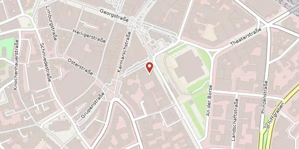 Karte der Umgebung von Georgstraße 36, 30159 Hannover