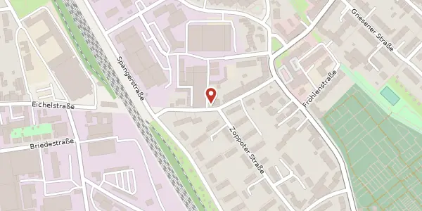 Karte der Umgebung von Bromberger Str. 16, 40599 Düsseldorf