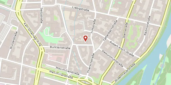 Karte der Umgebung von Gewürzmühlstr. 5, 80538 München