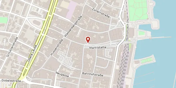 Karte der Umgebung von Marktstätte 32, 78462 Konstanz