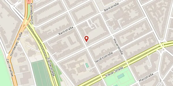Karte der Umgebung von Schwerinstr. 43, 40476 Düsseldorf