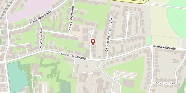 Karte der Umgebung von Kreuzbergstr. 82, 40489 Düsseldorf