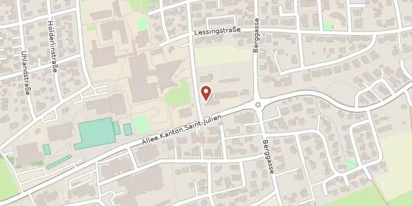 Karte der Umgebung von Otto-Merz-Straße 35, 72116 Mössingen