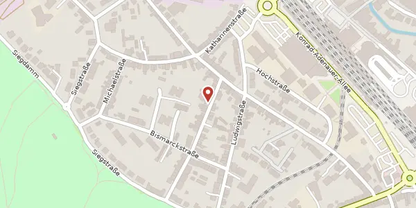 Karte der Umgebung von Peterstraße 12, 53721 Siegburg