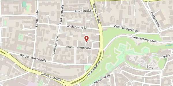 Karte der Umgebung von Frommannstr. 10, 90419 Nürnberg