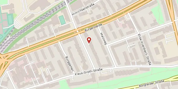 Karte der Umgebung von Alfredstr. 39, 20535 Hamburg