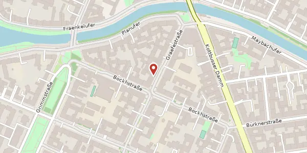 Karte der Umgebung von Graefestraße 9, 10967 Berlin