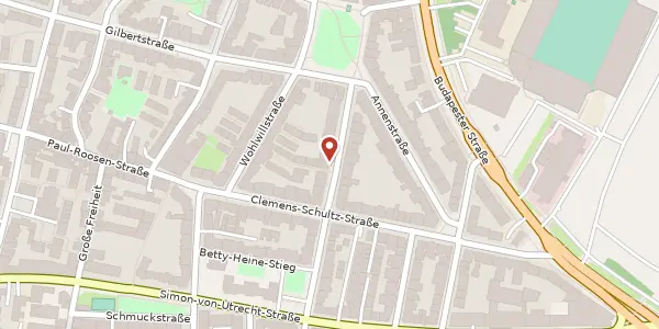 Karte der Umgebung von Hein-Hoyer-Straße 61, 20359 Hamburg