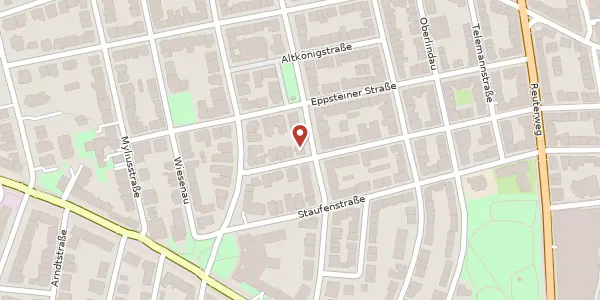 Karte der Umgebung von Kronberger Str. 42, 60323 Frankfurt