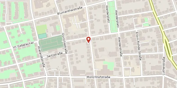 Karte der Umgebung von Keplerstraße 81a, 69120 Heidelberg
