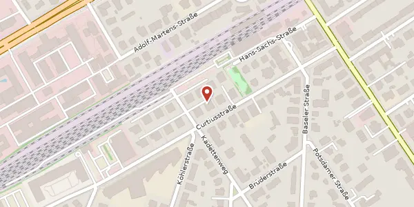 Karte der Umgebung von Curtiusstraße 22, 12205 Berlin