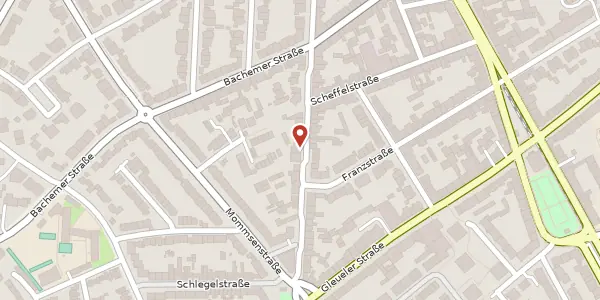 Karte der Umgebung von Krieler Str. 101, 50935 Köln