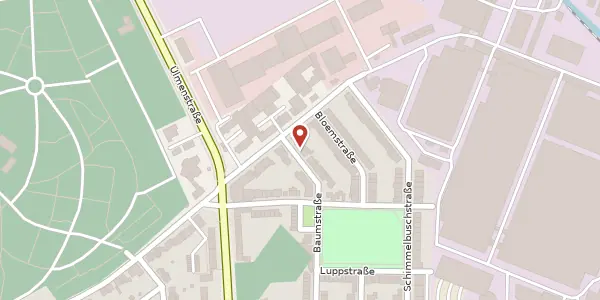 Karte der Umgebung von Baumstr. 4, 40468 Düsseldorf