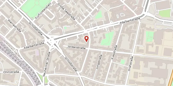 Karte der Umgebung von Homburger Str. 21, 60486 Frankfurt