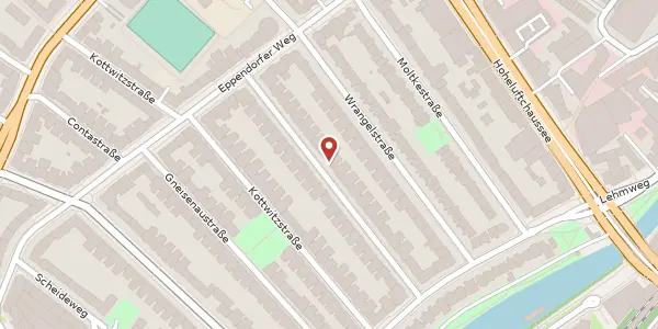 Karte der Umgebung von Roonstr. 24, 20253 Hamburg