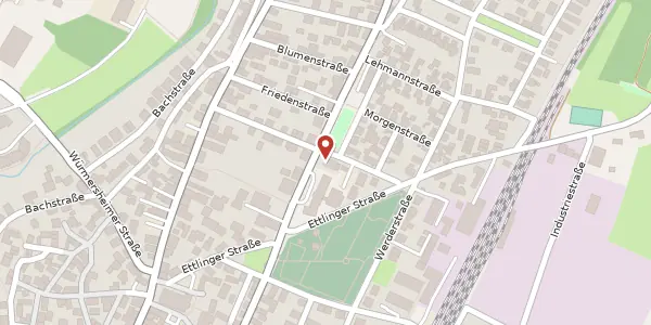 Karte der Umgebung von Rathausplatz 2, 76448 Durmersheim