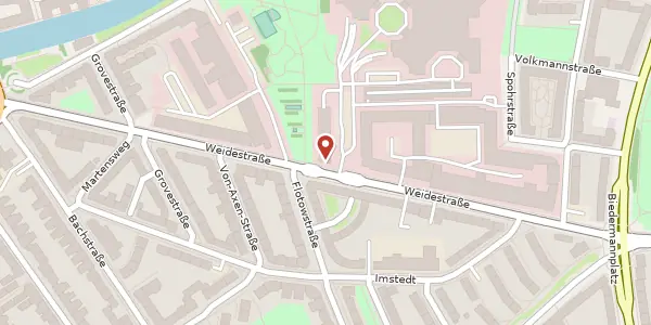 Karte der Umgebung von Weidestraße 124, 22083 Hamburg