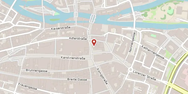 Karte der Umgebung von Königstr. 15, 90402 Nürnberg
