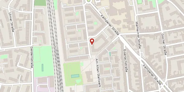 Karte der Umgebung von An der Drehscheibe 7, 50733 Köln