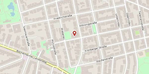 Karte der Umgebung von Eppsteiner Str. 54, 60323 Frankfurt