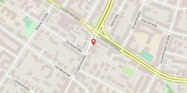 Karte der Umgebung von Klingsorstraße 7, 12167 Berlin