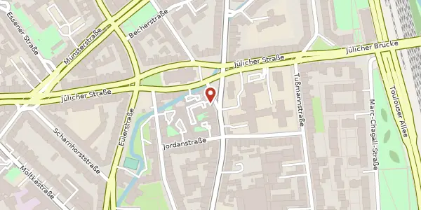 Karte der Umgebung von Schloßstr. 78, 40477 Düsseldorf