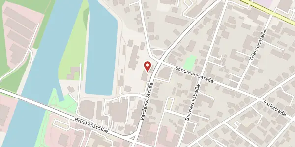Karte der Umgebung von Verdener Straße 9, 31582 Nienburg (Weser)