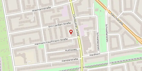 Karte der Umgebung von Herrmann-Kauffmann-Str. 2, 22307 Hamburg