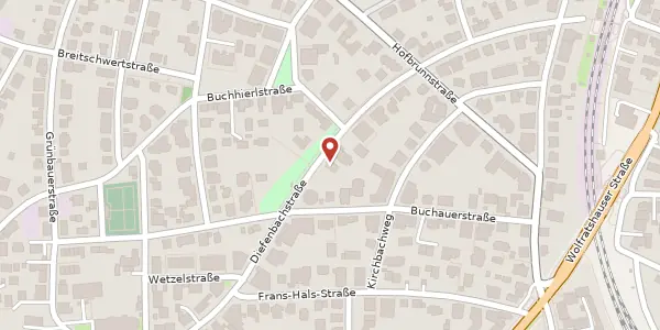 Karte der Umgebung von Diefenbachstr. 29, 81479 München