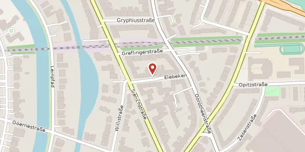 Karte der Umgebung von Elebeken 5, 22299 Hamburg
