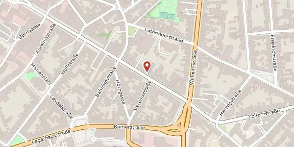 Karte der Umgebung von Theaterstraße 65, 52062 Aachen