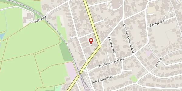 Karte der Umgebung von Bahnhofstraße 42B, 67251 Freinsheim