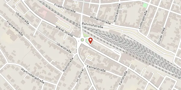 Karte der Umgebung von Breite Straße 55, 56626 Andernach