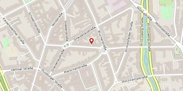 Karte der Umgebung von Parkstr. 32, 40477 Düsseldorf