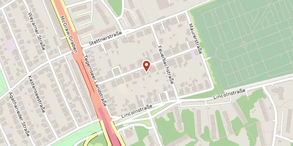 Karte der Umgebung von Holtzendorffstr. 25 a, 81549 München