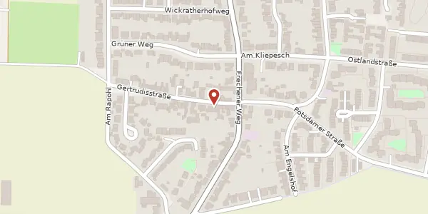 Karte der Umgebung von Gertrudisstraße 21a, 50859 Köln
