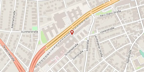 Karte der Umgebung von Schöttlestraße 6, 70597 Stuttgart