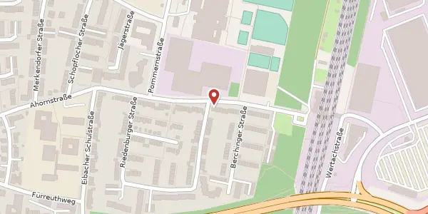 Karte der Umgebung von Werkvolkstr. 56, 90451 Nürnberg