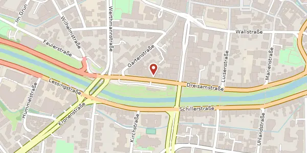 Karte der Umgebung von Schreiberstraße 10, 79098 Freiburg im Breisgau
