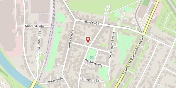 Karte der Umgebung von Pestalozzistraße 11, 07551 Gera