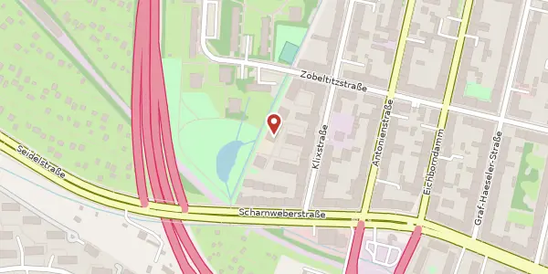Karte der Umgebung von Klixstraße 31C, 13403 Berlin