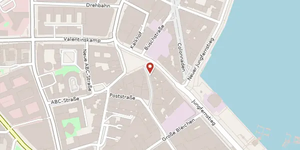 Karte der Umgebung von Gerhofstraße 40, 20354 Hamburg