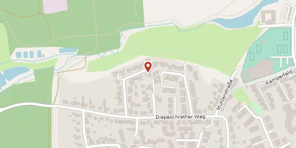Karte der Umgebung von Thüringer Straße 16, 51469 Bergisch Gladbach