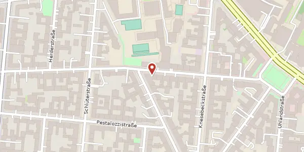 Karte der Umgebung von Goethestraße 78, 10623 Berlin