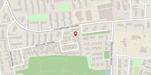 Karte der Umgebung von Görlitzer Str. 106, 48157 Münster