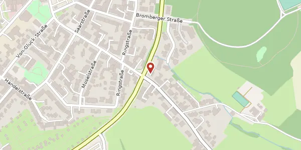 Karte der Umgebung von Gerther Str. 37, 44627 Herne