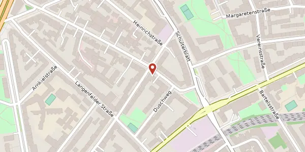 Karte der Umgebung von Eimsbütteler Straße 25, 22769 Hamburg