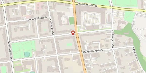 Karte der Umgebung von Uhlichstraße 13, 09112 Chemnitz