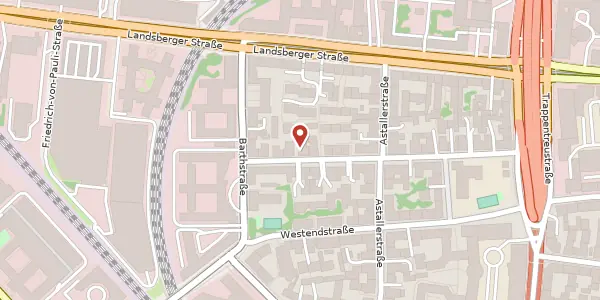 Karte der Umgebung von Guldeinstr. 48, 80339 München
